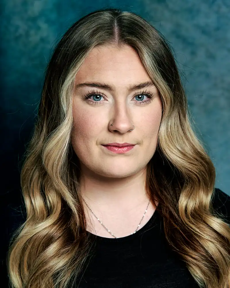 Actor headshot of Erin Wilcock against a plain background