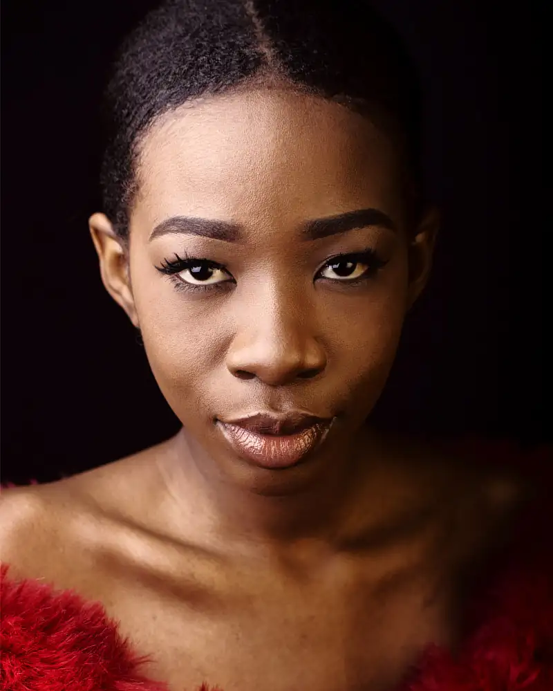 Studio actor headshot in London