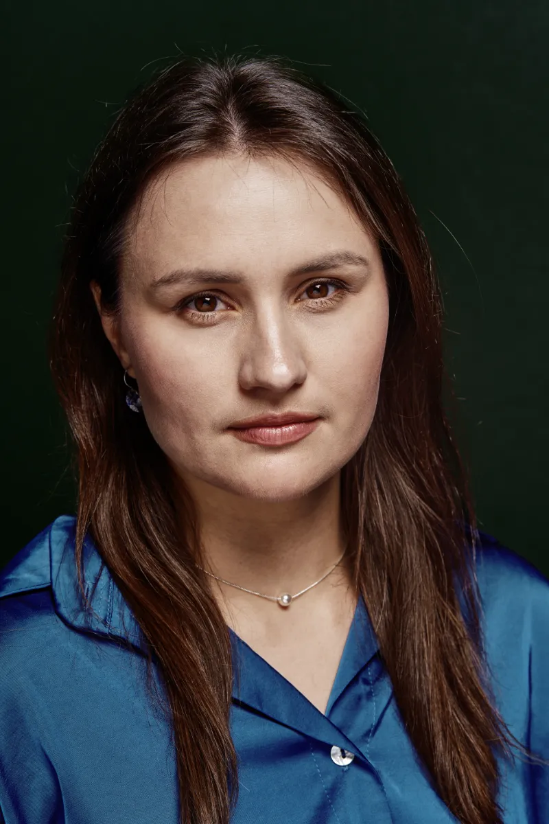 Maryna, photographed for the Faces of Resilience exhibition
